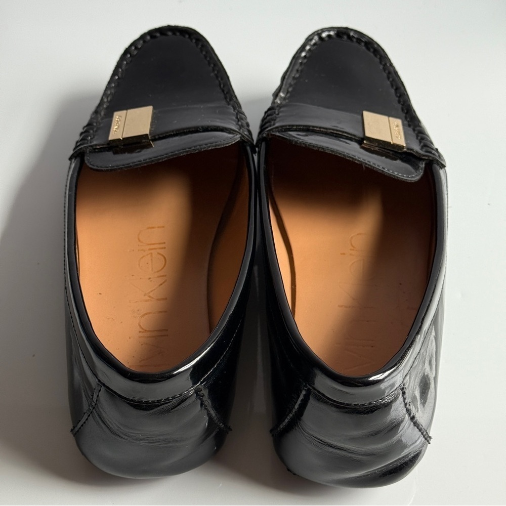 Calvin Klein Women's  Lisa Black Loafers Size 9.5 - Picture 7 of 11